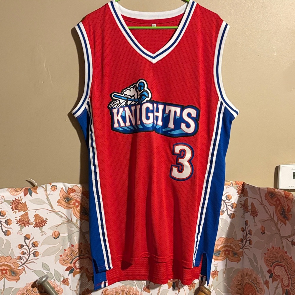 Knights Red and Blue Basketball Jersey